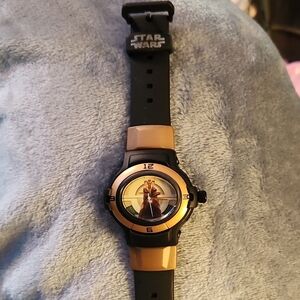 Star Wars Black and Gold Watch